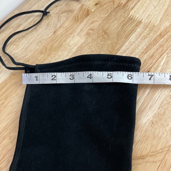 Stuart Weitzman NWOB Blair Suede Over-The-Knee Boots Black 4.5 B S4836 OTK - Picture 8 of 14
